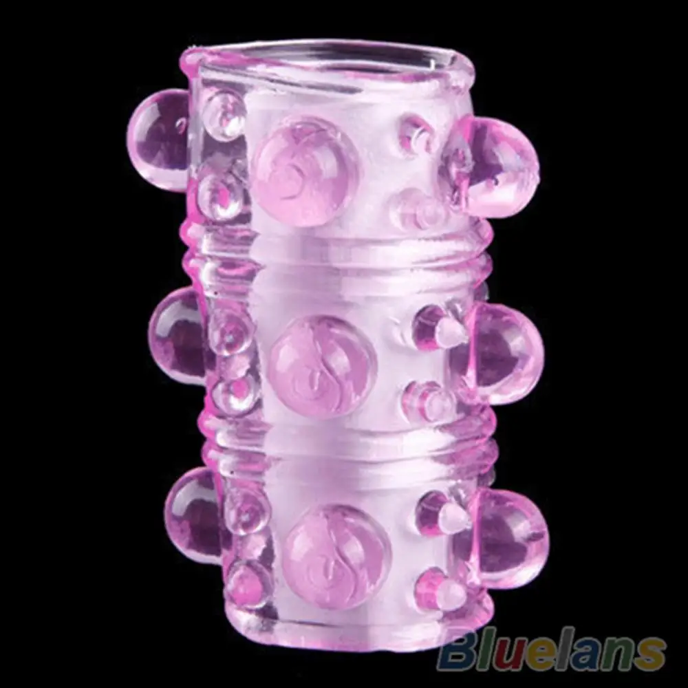 OLO Male Crystal Silicone Lock Sperm Delay Ejaculation Durable Penis Sleeve Cock Rings Adult Sex Products Sex Toy for Men