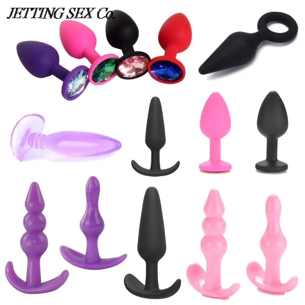 20Styles Sexy Silicone Anal Plug Massage Adult Sex Toys For Women Or Man Butt Plugs