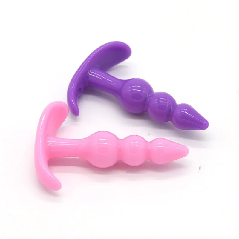 Anal Butt Plug G-spot Prostate Massager Silicone.