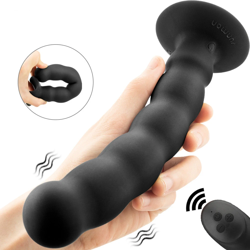 Vibrator Wireless Prostate Massage Stimulator Vibrator Sex Toys Men's Butt Plug Sucker  Sex Shop