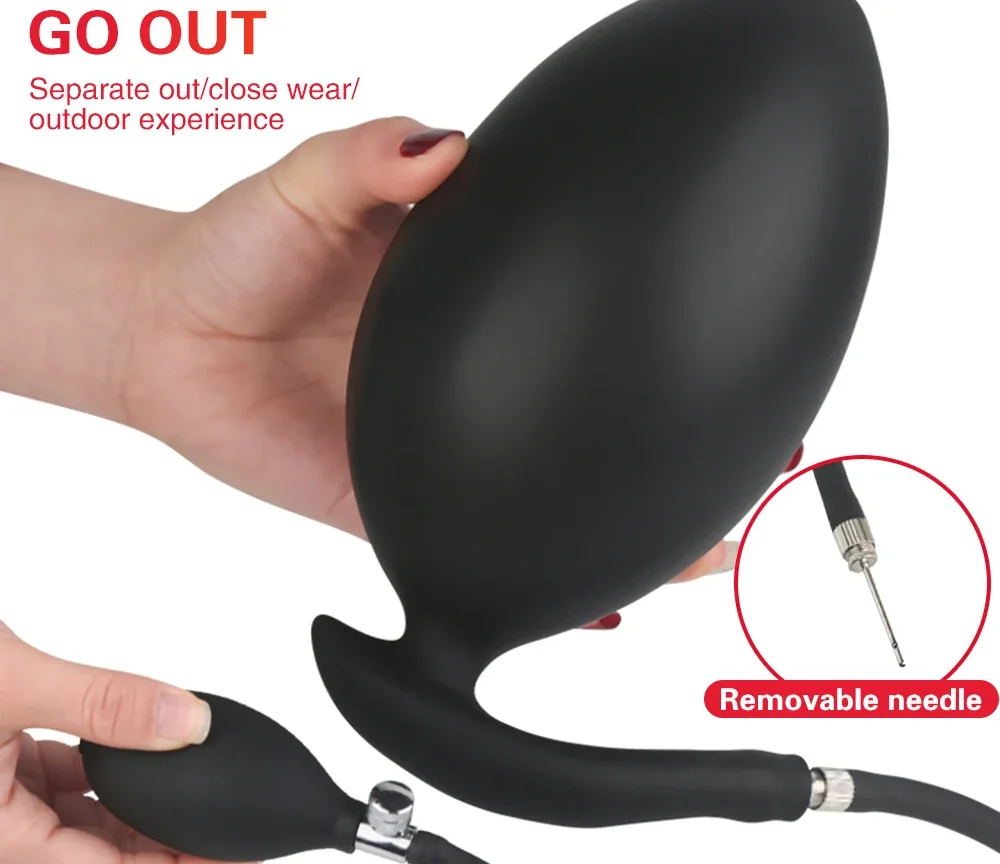 Expandable Anal Dildo Plug. Massager Butt Beads. Sex Toys Large Expandable Anus Ball.