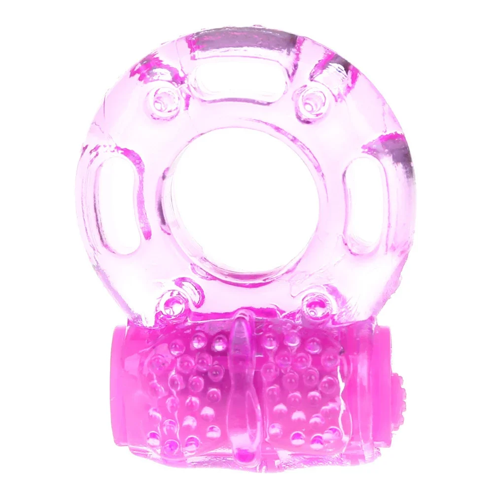 Mini Vibrating Cock Ring with Bullet Vibrator Penis Ring Sex Rings Delay Stimulator Mens Couples Male Sex Toys Men Adult Sex Toy