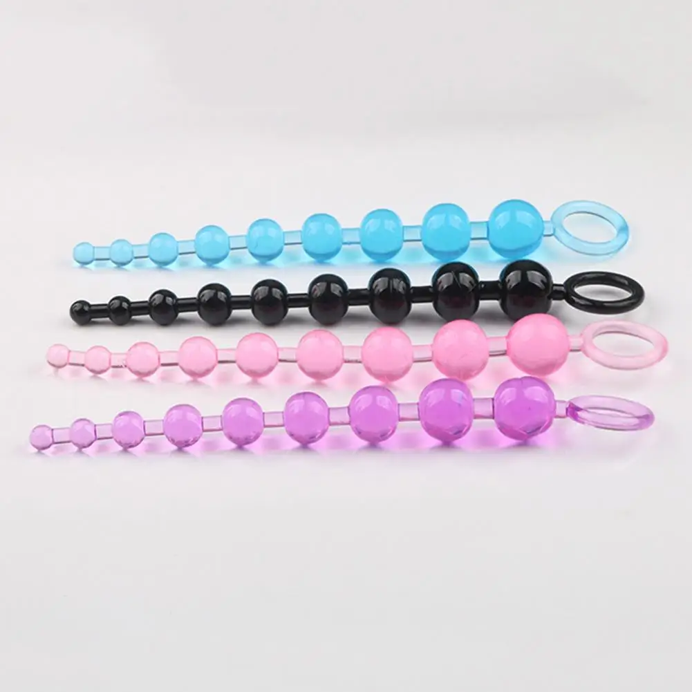 3Pcs Beaded Anal Men Women Masturbation TPE Safe Easy to Insert Prostate Anal Sex Toys Adult Products