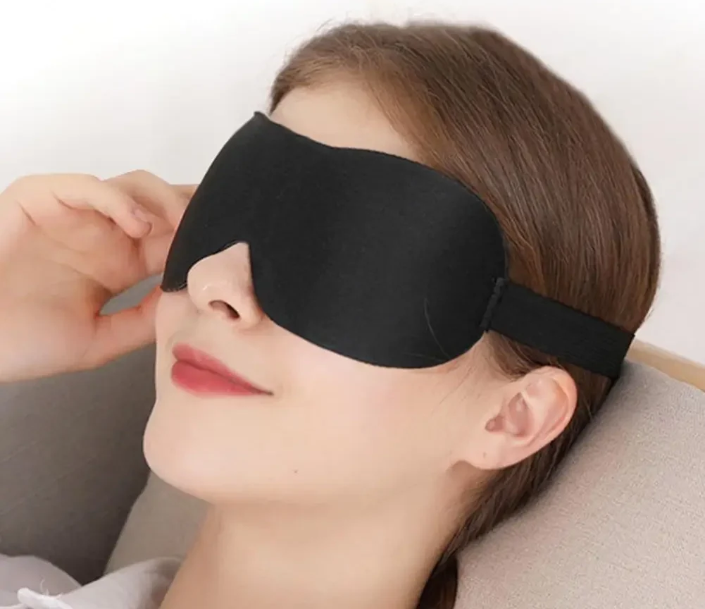 3Sleeping Eye Mask Eye Cover 3D Polyester Meditation Yoga Sleeping Blindfold Face Shade Eyeshade Eyes Patchs Travel Supplies